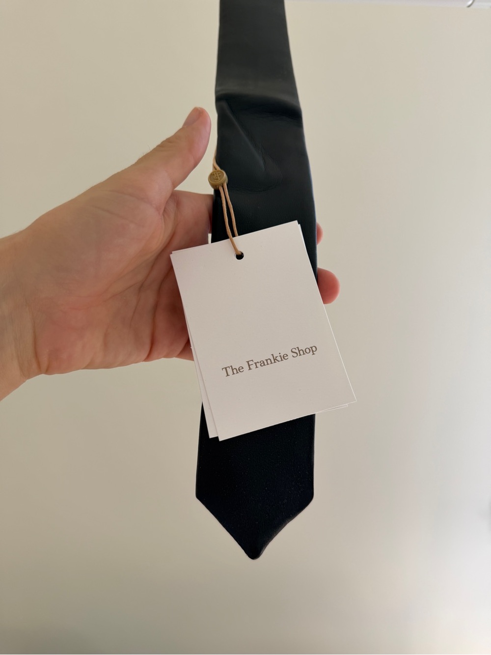THE FRANKIE SHOP *NWT* Thin Leather Tie